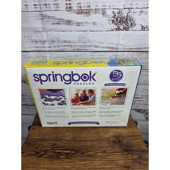Springbok 500-piece jigsaw bird species puzzle NIB - Picture 2 of 2